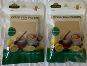 JACENT FILL & BREW LOOSE TEA FILTERS 100 ct "Perfect for Single Cup"